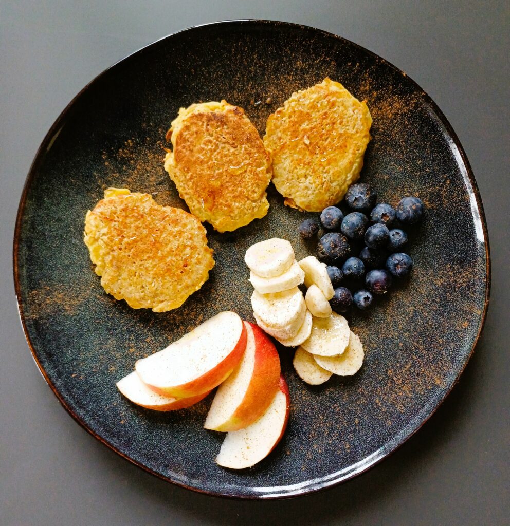 Haferflocken-Pancakes ohne Mehl