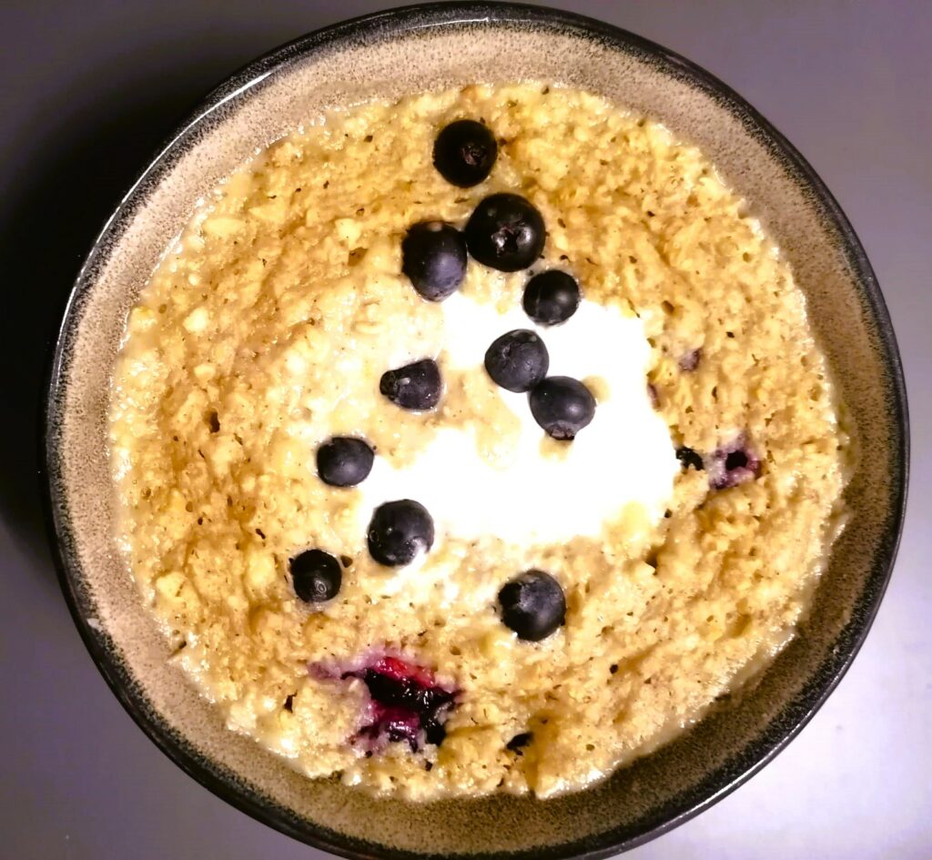 2 Minuten "MugCake" - Haferflocken Küchlein